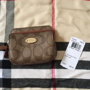 Coach Double Zip Coin Purse